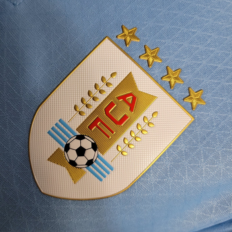 Camisa Uruguai Titular 22/23 - Versão Jogador - Shark Store