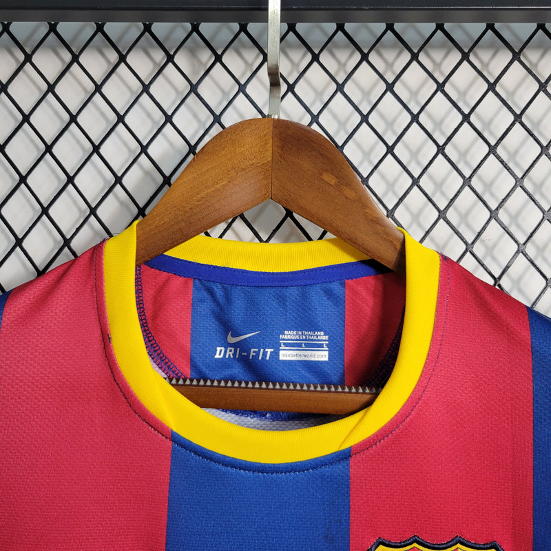 Camisa De Futebol Barcelona Retrô 10/11 Casa - Shark Store
