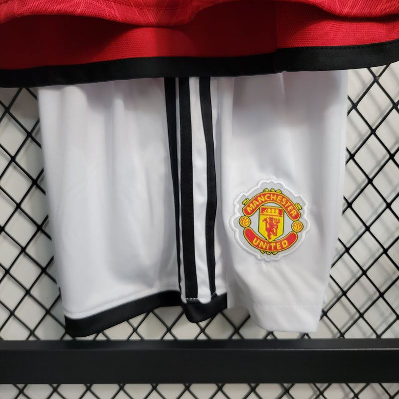 Camisa De Futebol Kit Infantil Manchester United 23/24 - Shark Store