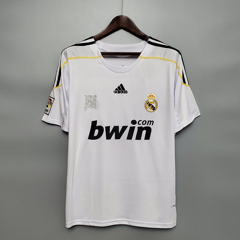 Camisa De Futebol Real Madrid Casa Retrô 09/10 - Shark Store