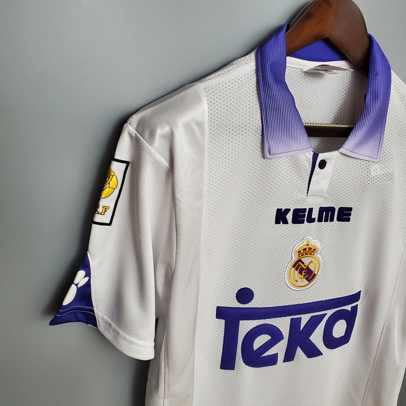 Camisa De Futebol Real Madrid Casa Retrô 97/98 - Shark Store