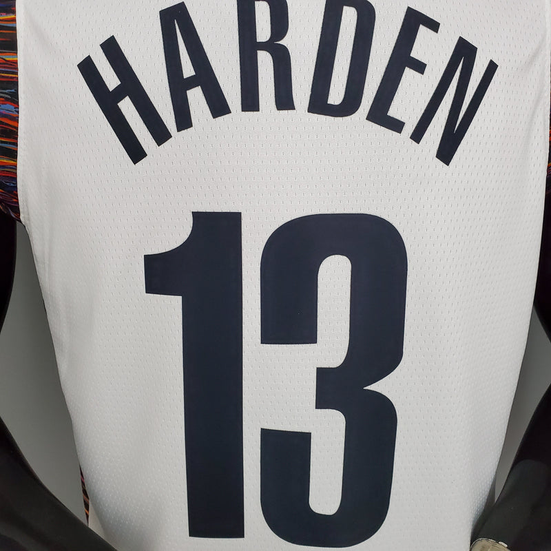 Regata NBA Brooklyn Nets Limited Edition Branca - HARDEN