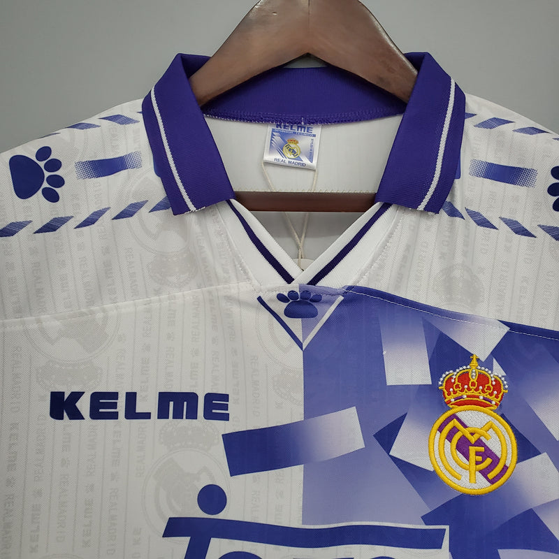 Camisa De Futebol Real Madrid Casa Retrô 96/97 - Shark Store