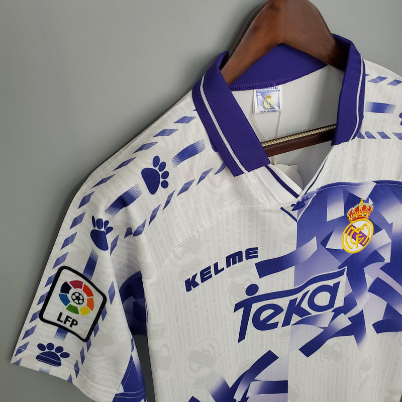 Camisa De Futebol Real Madrid Casa Retrô 96/97 - Shark Store