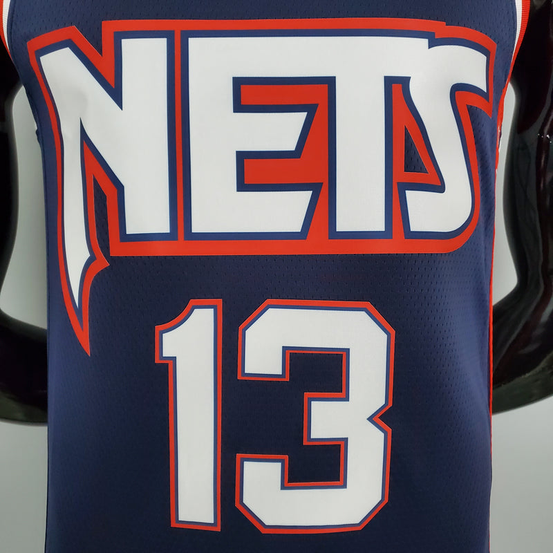 Regata NBA Brooklyn Nets City Edition Azul - HARDEN