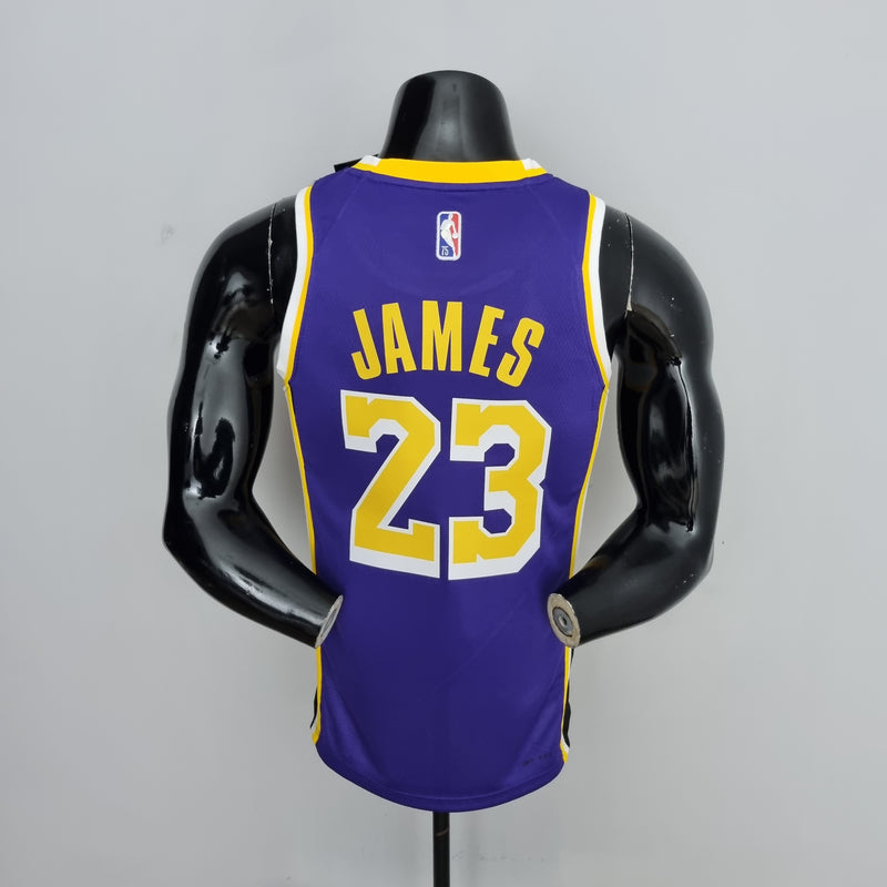 Regata NBA Los Angeles Lakers Away Roxa - James