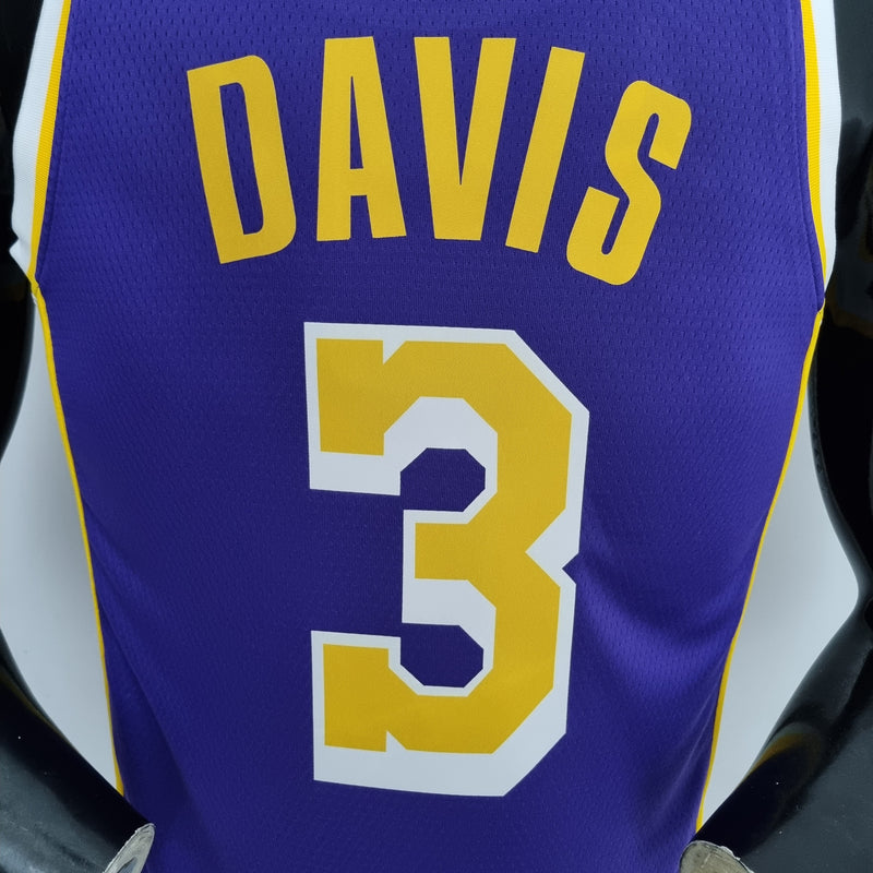 Regata NBA Los Angeles Lakers Away Roxa - DAVIS