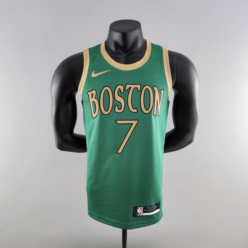 Regata NBA Boston Celtics City Edition Green - Brown 7 - Shark Store