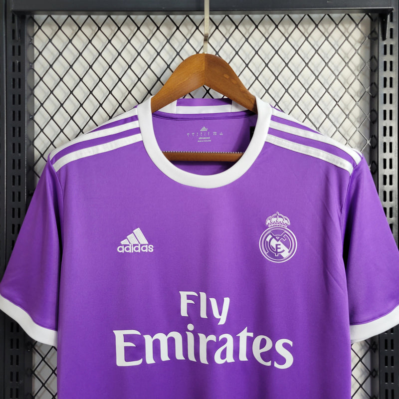 Camisa De Futebol Real Madrid Retrô 17/18 Roxa - Shark Store