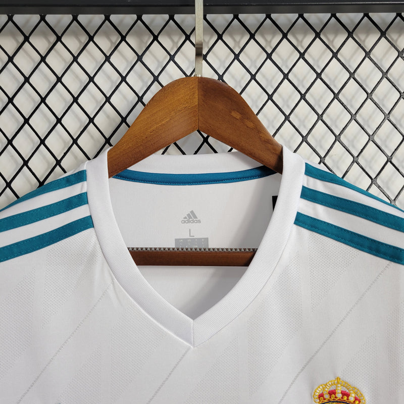 Camisa De Futebol Real Madrid Casa Retrô 17/18 - Shark Store