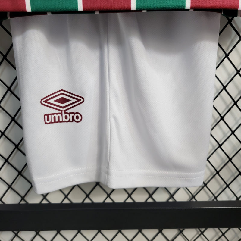 Camisa De Futebol Fluminense Casa Kit Infantil 23/24 - Shark Store