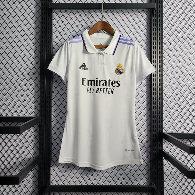 Camisa Real Madrid Titular 22/23 - Versão Feminina - Shark Store
