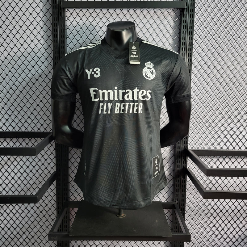 Camisa Real Madrid Edição Especial Y3 Preta 22/23 - Versão Jogador - Shark Store