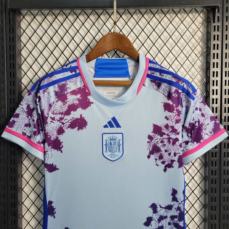 Camisa de Futebol Espanha Casa 23/24 - Feminina - Shark Store