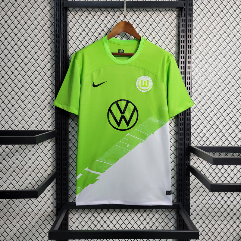 Camisa De Futebol Wolfsburg 23/24 Casa - Shark Store