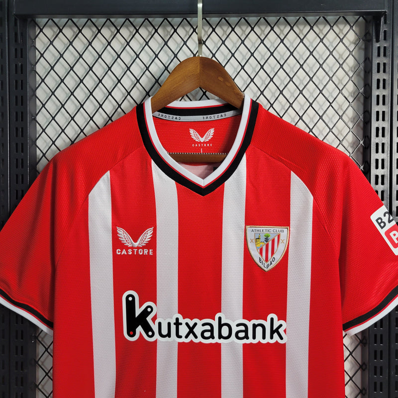 Camisa De Futebol Atletic Bilbao 23/24 Casa I - Shark Store