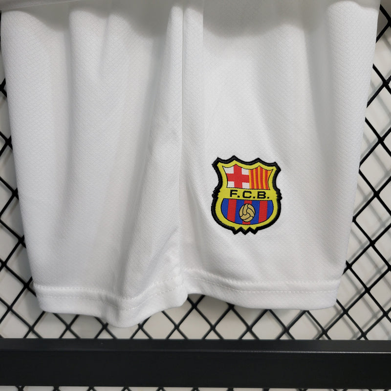 Camisa De Futebol Barcelona Fora Kit Infantil 23/24 - Shark Store