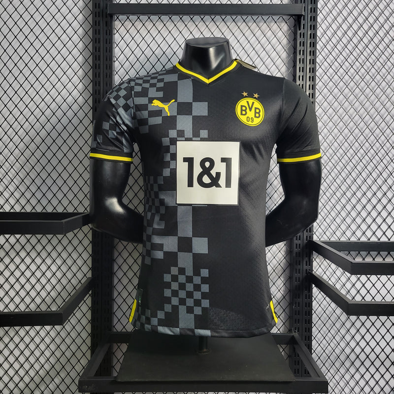 Camisa Borussia Dortmund Reserva 22/23 - Versão Jogador - Shark Store