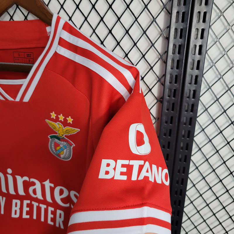 23-24 Camisa de Futebol Benfica Home - Shark Store