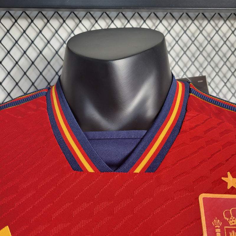 Camisa Espanha Titular 22/23 - Versão Jogador - Shark Store