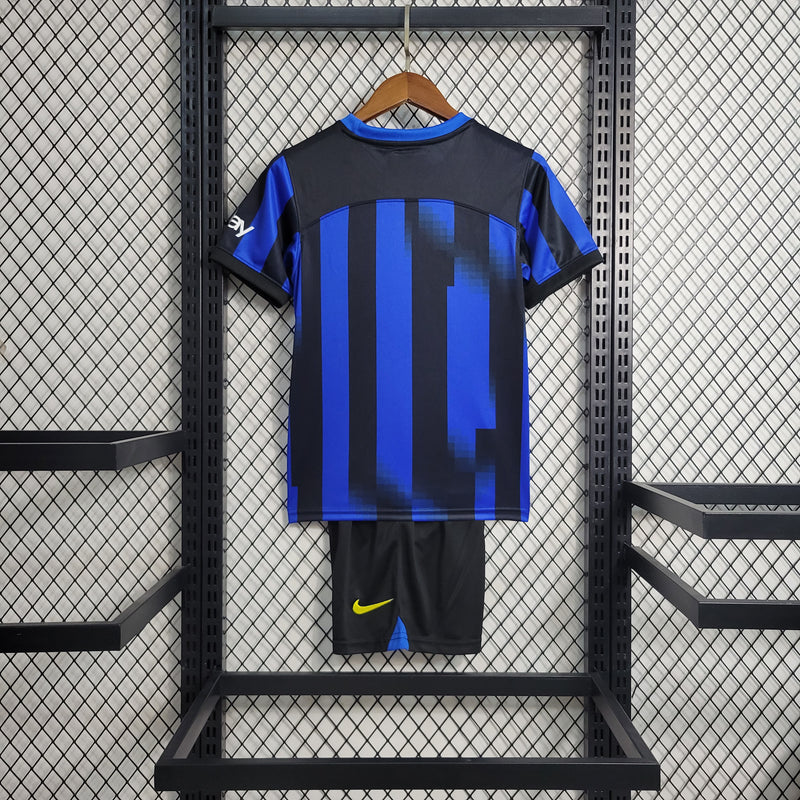 Camisa De Futebol Kit Infantil Inter de Milão 23/24 Casa - Shark Store