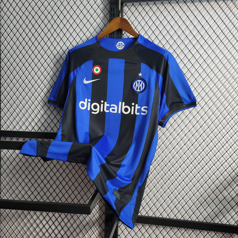 Camisa De Futebol Inter de Milão 22/23 Casa I - Shark Store