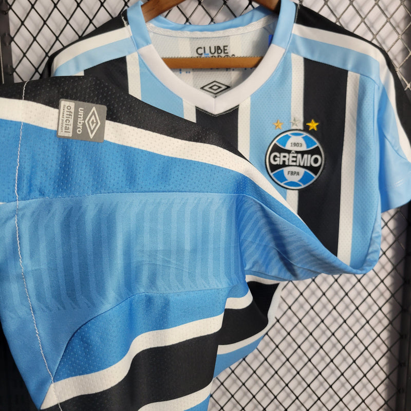 Camisa Grêmio Titular 22/23 - Versão Feminina - Shark Store