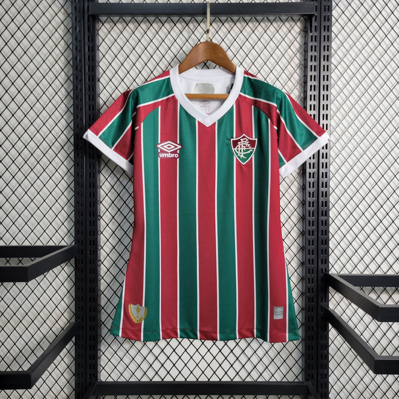 Camisa De Futebol Fluminense Casa 23/24 - Feminina - Shark Store