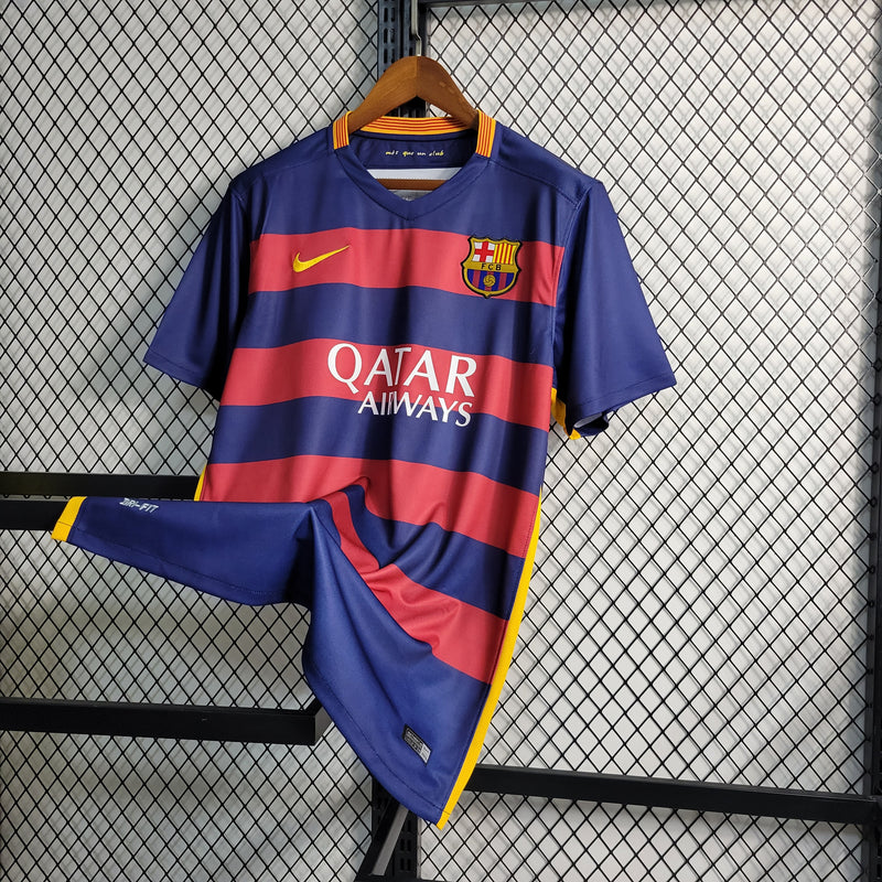 Camisa De Futebol Barcelona Retrô 15/16 Casa - Shark Store