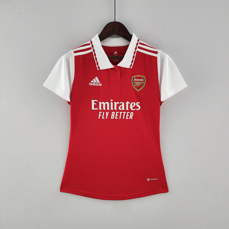 Camisa Arsenal Titular 22/23 - Versão Feminina - Shark Store