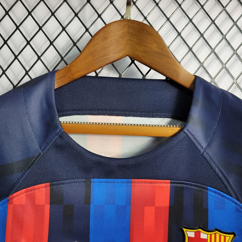 Camisa Barcelona Titular 22/23 - Versão Feminina - Shark Store