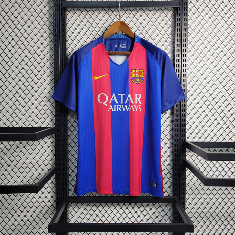 Camisa Futebol Barcelona Casa 16/17 Retrô - Shark Store
