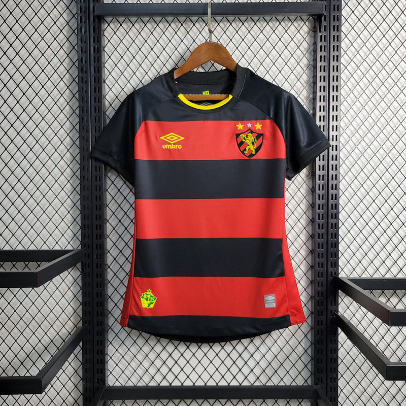 23/24 Camisa De Futebol Sport Recife Home - Versão Feminina - Shark Store