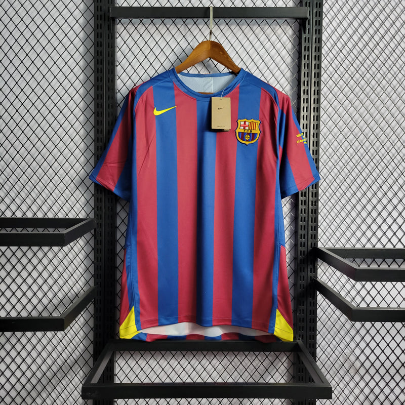 Camisa De Futebol Barcelona Retrô 06/07 Casa - Shark Store