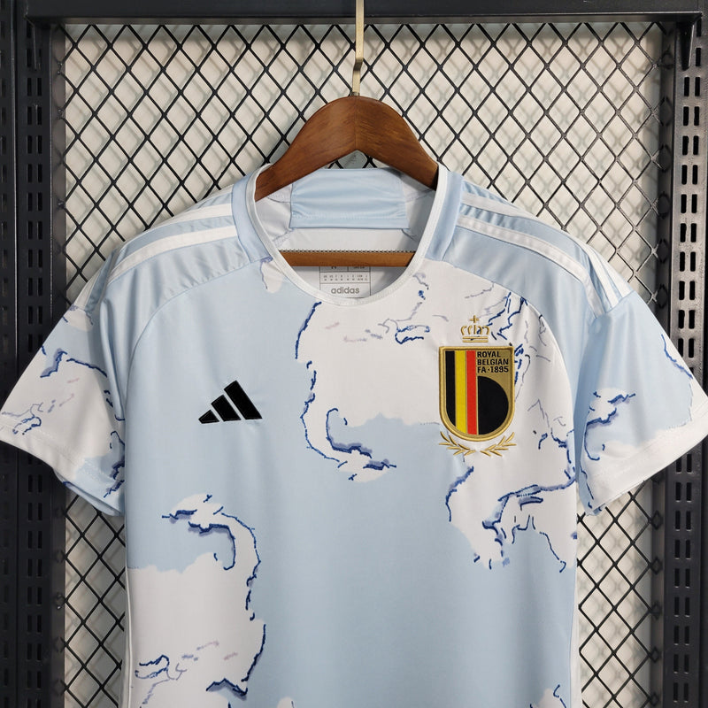 Camisa De Futebol Bélgica Casa 23/24 - Feminina - Shark Store