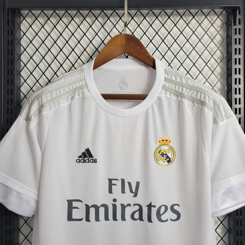 Camisa De Futebol Real Madrid Casa Retrô 15/16 - Shark Store