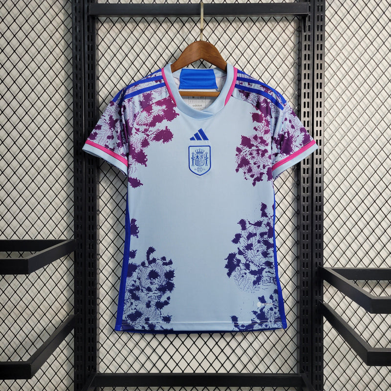 Camisa de Futebol Espanha Casa 23/24 - Feminina - Shark Store