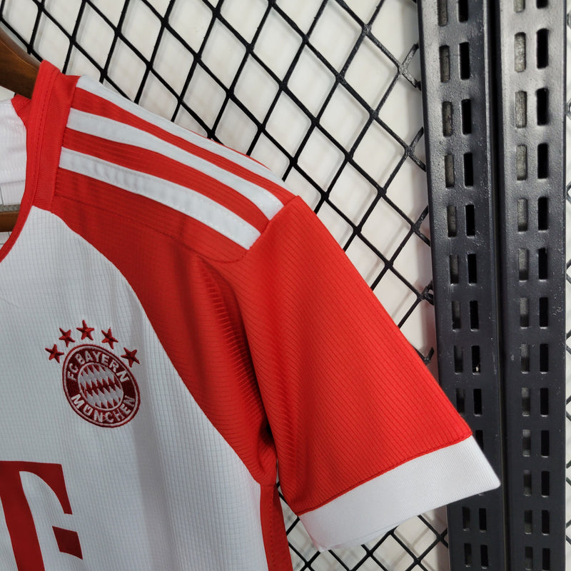 Camisa De Futebol Bayern De Munique Kit Infantil 23/24 - Shark Store