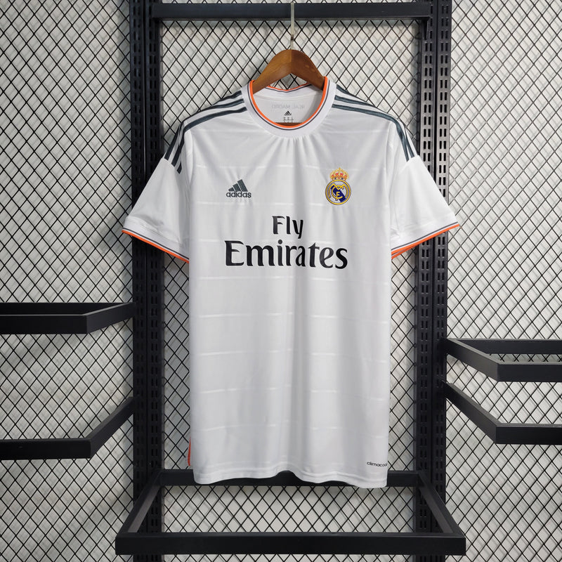 Camisa De Futebol Real Madrid Casa Retrô 13/14 - Shark Store