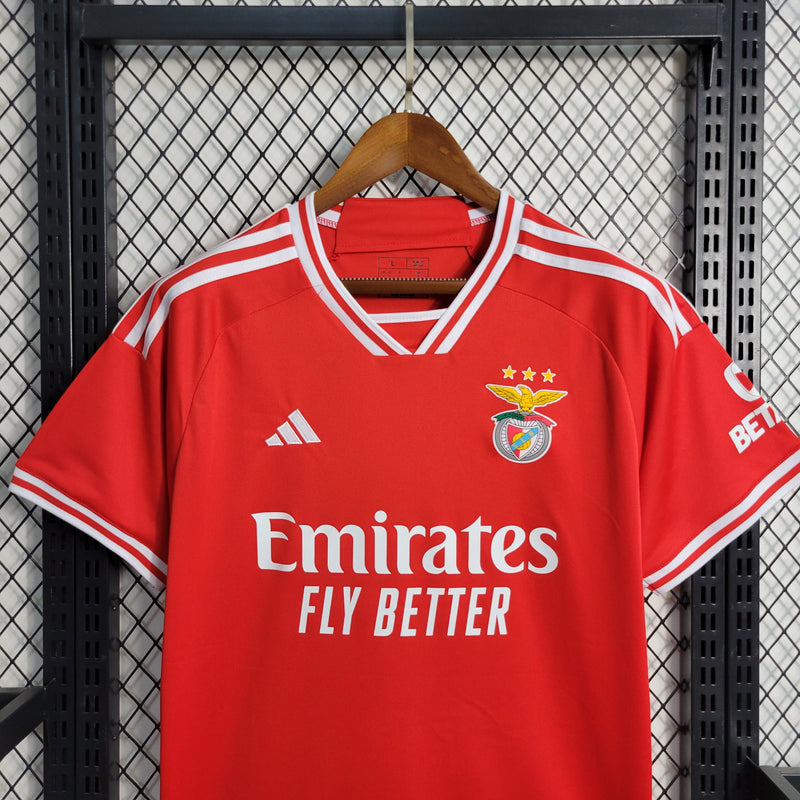 23-24 Camisa de Futebol Benfica Home - Shark Store