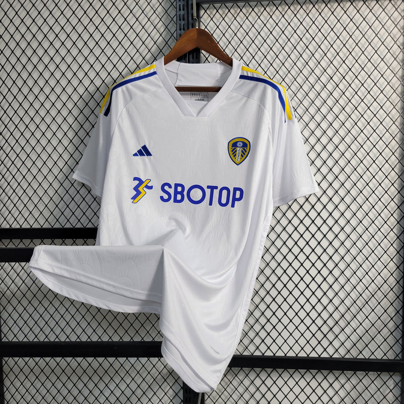 Camisa De Futebol Leeds United 23/24 Casa - Shark Store