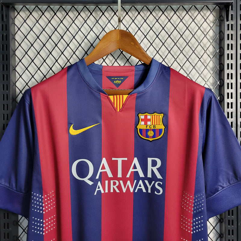 Camisa De Futebol Barcelona Retrô 14/15 Casa - Shark Store