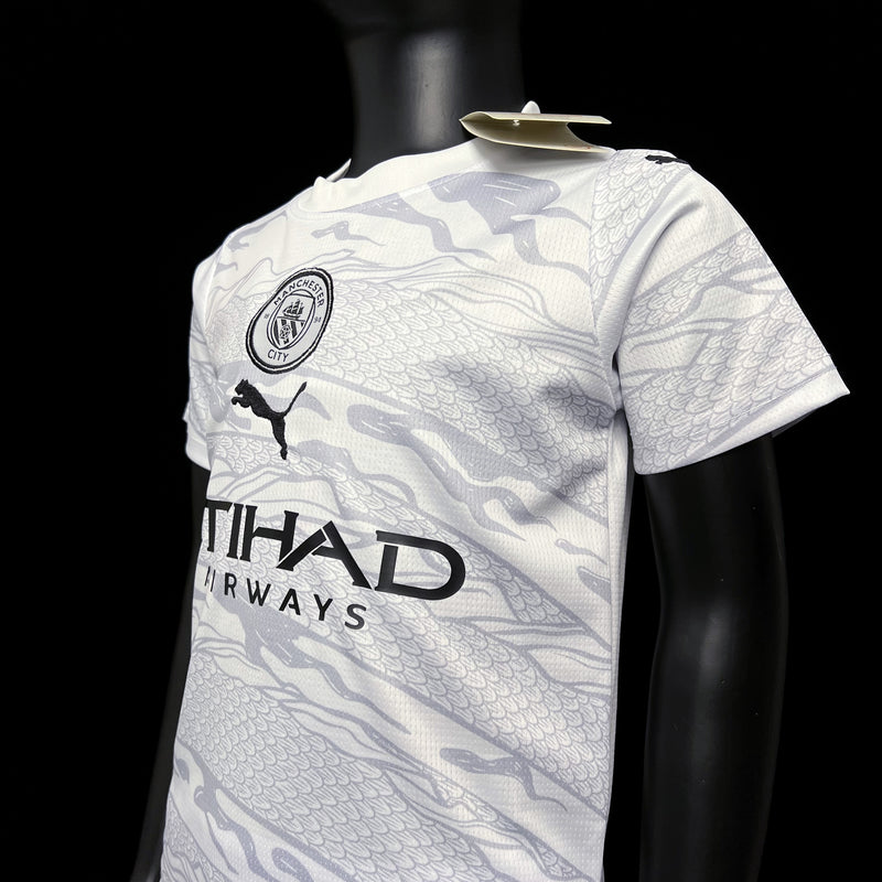 23/24 Camisa De Futebol Manchester City Kit Infantil