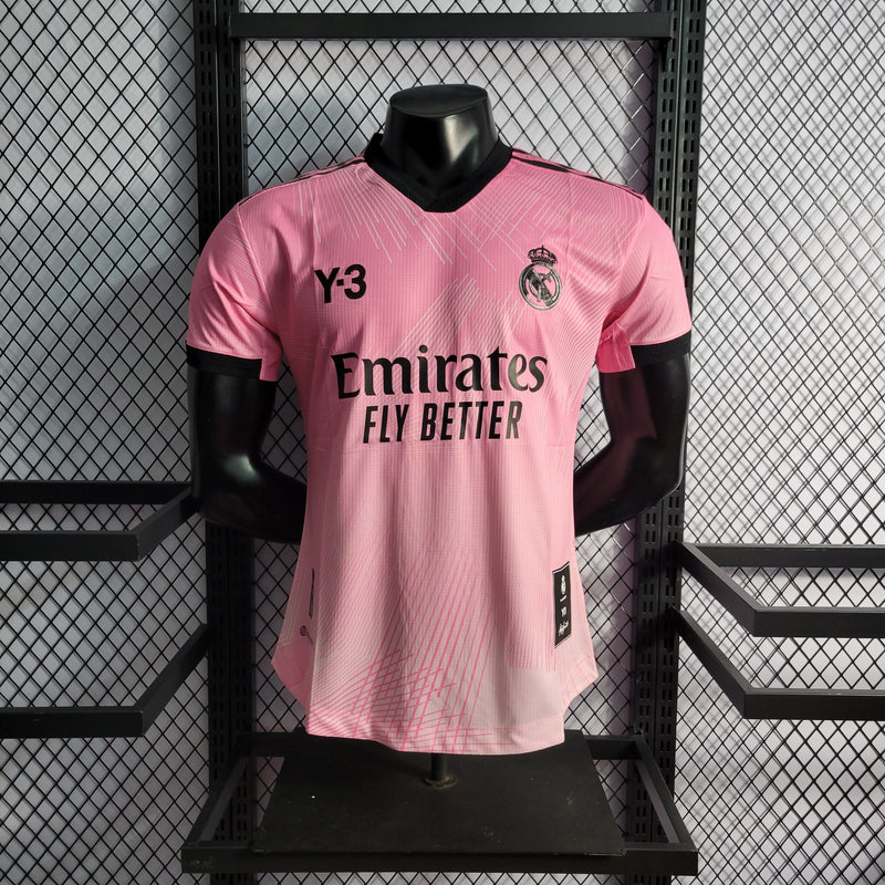 Camisa Real Madrid Edição Especial Y3 Rosa 22/23 - Versão Jogador - Shark Store