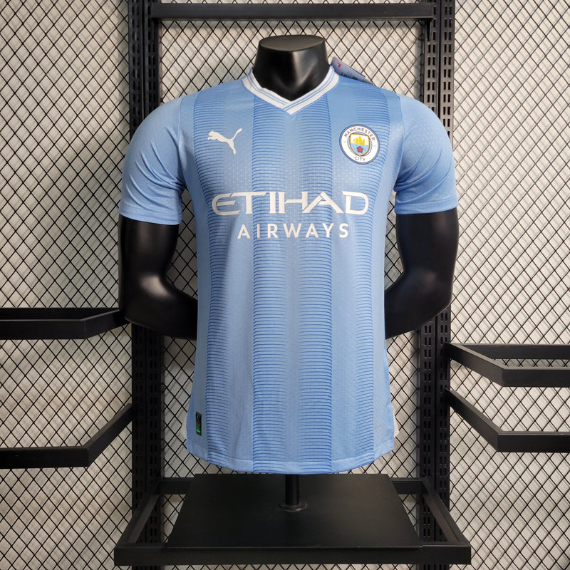 Camisa Manchester City Home 23/24 - Puma Jogador Masculina - Shark Store