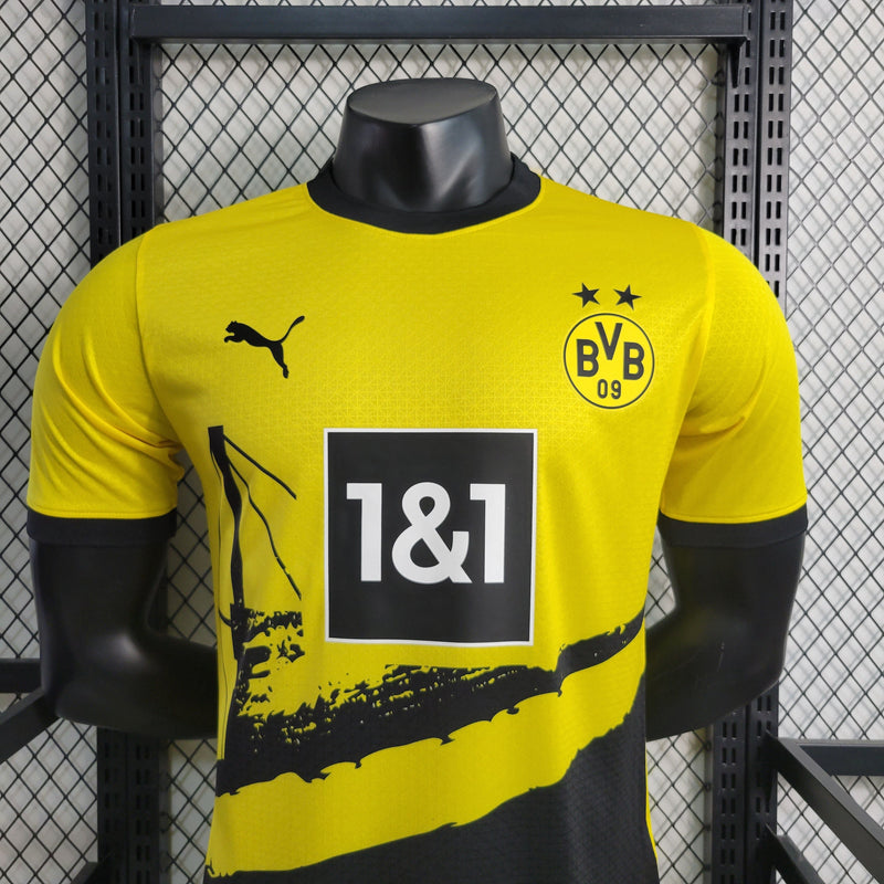 Camisa Borussia Dortmund Home 23/24 - Puma Jogador Masculina - Shark Store