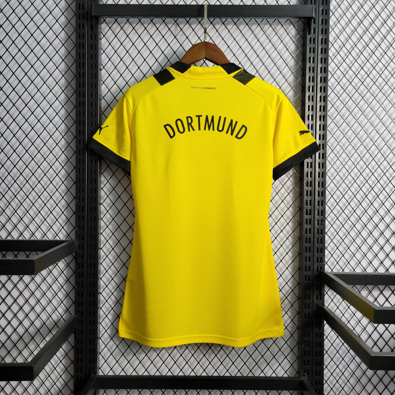 Camisa Borussia Dortmund Titular 22/23 - Versão Feminina - Shark Store