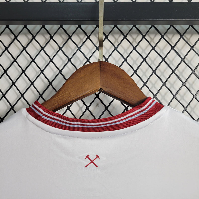 Camisa De Futebol West ham Kit Infantil 23/24 Fora - Shark Store