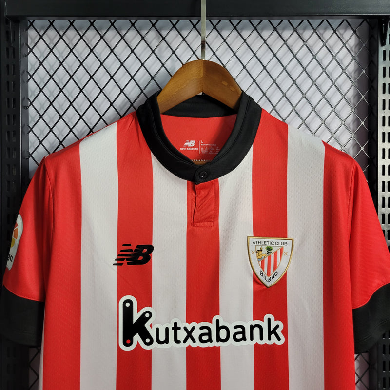 Camisa De Futebol Atletic Bilbao 22/23 Casa I - Shark Store