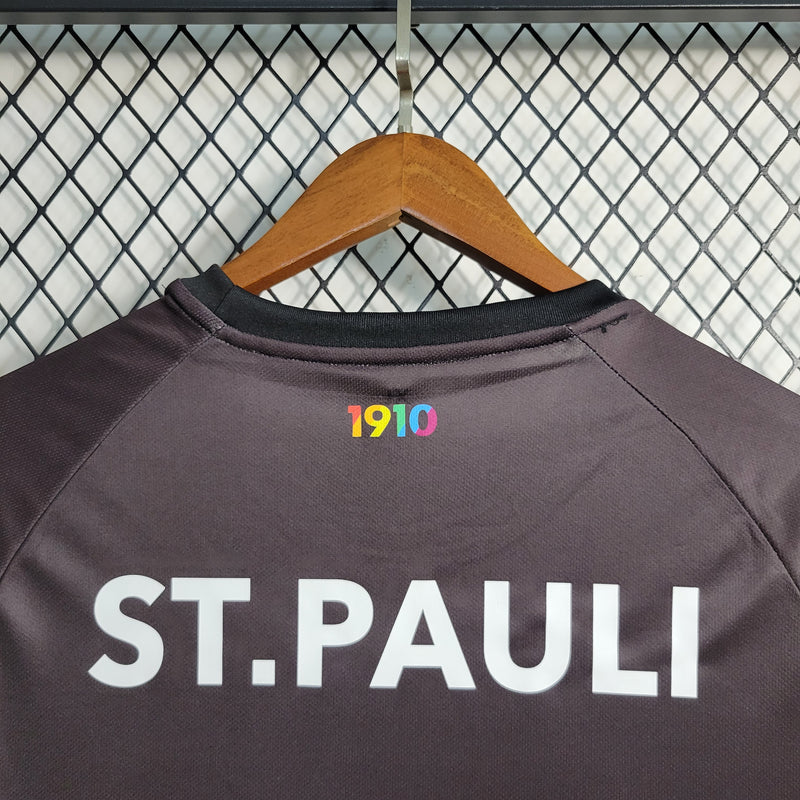 Camisa De Futebol St. Pauli 23/24 Fora I - Shark Store